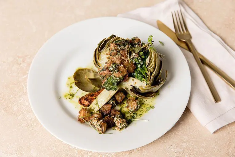 Plated Artichoke | Caterer in Seattle