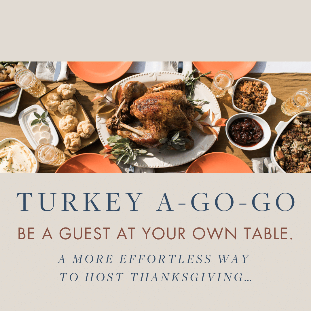 Turkey A-Go-Go Thanksgiving catering from Lisa Dupar Catering.