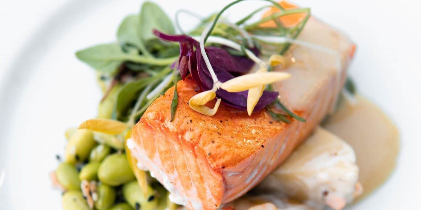 Salmon & Edamame | Lisa Dupar Catering | Spring Menu