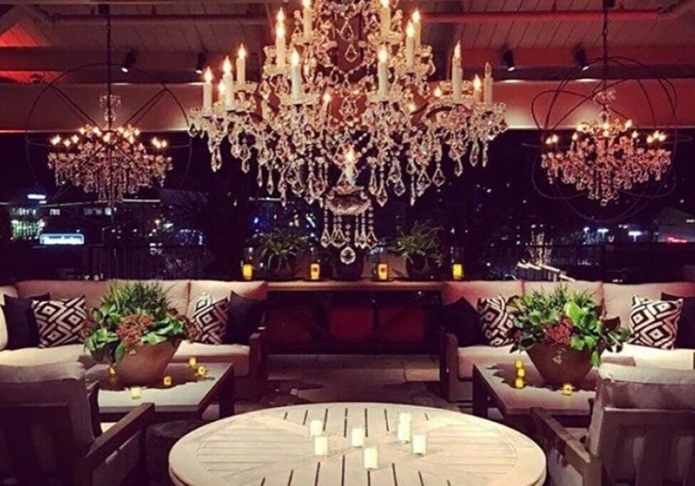 chandelier with wedding venue | Lisa Dupar Catering | Wedding & Event Catering in Seattle