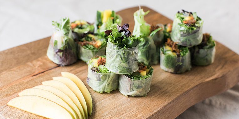 Pickled Mango & Crispy Pork Fresh Roll | Lisa Dupar Catering in Seattle, WA
